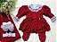 Saída Maternidade Menina Vestido Bufante Tricot 6 peças - Imagem 1