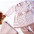 Saída de maternidade menina vestido xadrez Bruxelas 3 peças tricot - Imagem 3