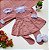Saída de Maternidade Menina Vestido Londres Tricot 6 Peças Completa - Imagem 2