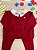 Conjunto casaco + calça em tricot de menino 3 peças body bordado de urso - Imagem 8