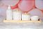 Kit Higiene Porcelana Poa Tampa e Bandeja Madeira - Imagem 2