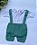Romper de menino em tricot + body bordado elefante gravatinha - Imagem 5