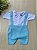 Romper de menino em tricot + body bordado elefante gravatinha - Imagem 7