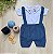 Romper de menino em tricot + body bordado elefante gravatinha - Imagem 9