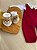 Jardineira em tricot + body de algodão bordado de urso + sapatinhos - Imagem 8