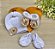 kit gorro + luvas + sapatinhos em tricot com aplique de leão - Imagem 3