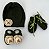kit gorro + luvas + sapatinhos em tricot com aplique de leão - Imagem 10