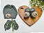 kit gorro + luvas + sapatinhos em tricot com aplique de leão - Imagem 14