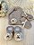kit gorro + luvas + sapatinhos em tricot com aplique de leão - Imagem 15