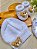 kit gorro + luvas + sapatinhos em tricot com aplique de urso - Imagem 6