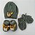 kit gorro + luvas + sapatinhos em tricot com aplique de urso - Imagem 11