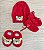 kit gorro + luvas + sapatinhos em tricot com aplique de urso - Imagem 14
