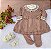 Saída de maternidade de menina vestido Gabriela em tricot - Imagem 3