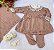 Saída de maternidade de menina vestido Gabriela em tricot - Imagem 4