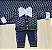 SAÍDA DE MATERNIDADE EM TRICOT MENINO GUCCI 4 PEÇAS - Imagem 9