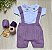 Romper de menina em tricot + body bordado elefante laçinho - Imagem 5
