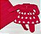 Saida de maternidade Dinhos Baby menina vestido margarida tricot 3 peças - Imagem 2