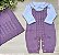 Saída de Maternidade Menina Jardineira Tricot 3 Peças - Dinhos Baby - Imagem 2