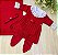 Saída de maternidade Dinhos Baby Nina vestido em tricot 5 peças - Imagem 2