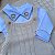 Saída de Maternidade Dinhos Baby Menino Jardineira Tricot 3 Peças - Imagem 11