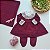 Saída de maternidade menina vestido new pipoca em tricot 6 peças - Imagem 1