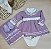 Saída de maternidade menina vestido Luna em tricot 6 peças - Imagem 9