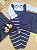 Saída de Maternidade Menino Listrada –  5 Peças Cavalinho Tricot - Imagem 10