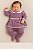 Saída de Maternidade Tricot Menina Vestido Vivi 5 Peças - Imagem 1
