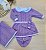 Saída de Maternidade Tricot Menina Vestido Vivi 5 Peças - Imagem 2