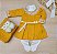 Saída de Maternidade Tricot Flórida – Conjunto Luxo para Bebê Menina - Imagem 3