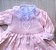 Saída de Maternidade Menina Vestido Londres Tricot 4 Peças - Imagem 8