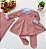 Saída de Maternidade Menina Vestido Londres Tricot 4 Peças - Imagem 3