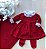 Saída de Maternidade Menina Vestido Londres Tricot 4 Peças - Imagem 7
