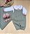 Saída de Maternidade Menina Jardineira Tricot 5 Peças - Dinhos Baby - Imagem 2