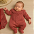 Saída de maternidade de menina em tricot Charlotte 2 peças - Imagem 7