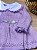 Saída de maternidade menina Vestido Florzinhas em tricot 7 peças - Imagem 3