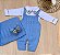 Saída de Maternidade Menino Jardineira Ursinho Aviador Tricot 4 Peças - Dinhos Baby - Imagem 14