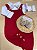 Jardineira Vermelha em Tricot + Body Bordado + Sapatinhos 3 Peças Dinhos Baby - Imagem 3