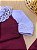Saída de Maternidade Tricot Clássica 4 Peças | Vinho com Body | Dinhos Baby - Imagem 2