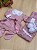 Saída de Maternidade Vestido tricot Rosa Kit Completo 6 peças - Imagem 2