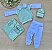 Saída de Maternidade Tricot Verde Menta Sanches menino 7 Peças - Imagem 1