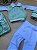 Saída de Maternidade Tricot Verde Menta Sanches menino 7 Peças - Imagem 3