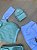 Saída de Maternidade Tricot Verde Menta Sanches menino 7 Peças - Imagem 5