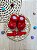 Kit Sapatinho Red Charm Pérolas Faixa Bebê 2 Peças - Imagem 2