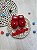 Kit Sapatinho Red Charm Pérolas Faixa Bebê 2 Peças - Imagem 4