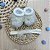 Kit Sapatinho Soft Lace Menina Pérolas Faixa Bebê 2 Peças - Imagem 4