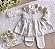 Saída de Maternidade Vestido Menina Pipoca Dinhos Baby 6 peças - Imagem 9