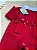 Saída de Maternidade Menina Esther Tamine Vermelho Tricot 3 Peças - Imagem 2