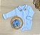 Kit Body Menino Aviador com Sapatinho – Dinhos Baby – 2 Peças - Imagem 4