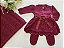 Saída de maternidade menina vestido Barcelona tricot 3 peças - Imagem 4
